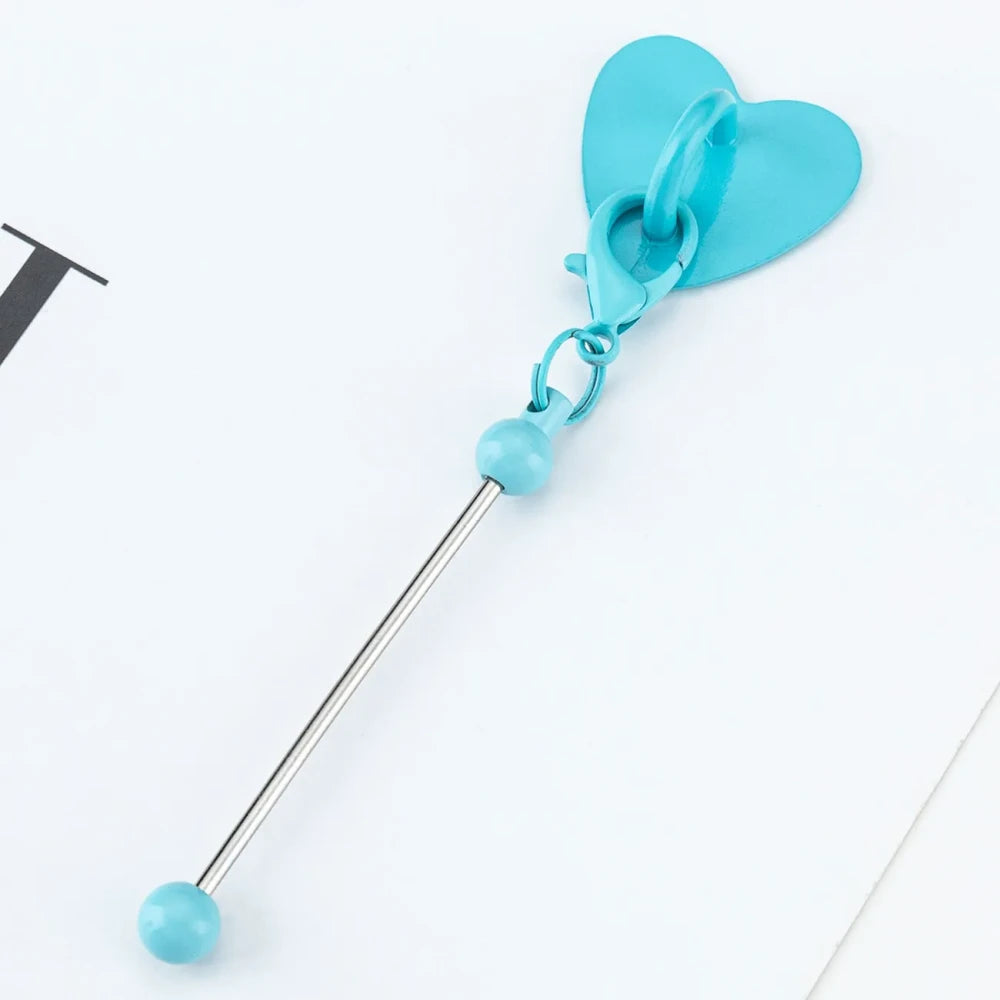 Beadable No Drilling Required Metal Heart-Shaped Adhesive Hook