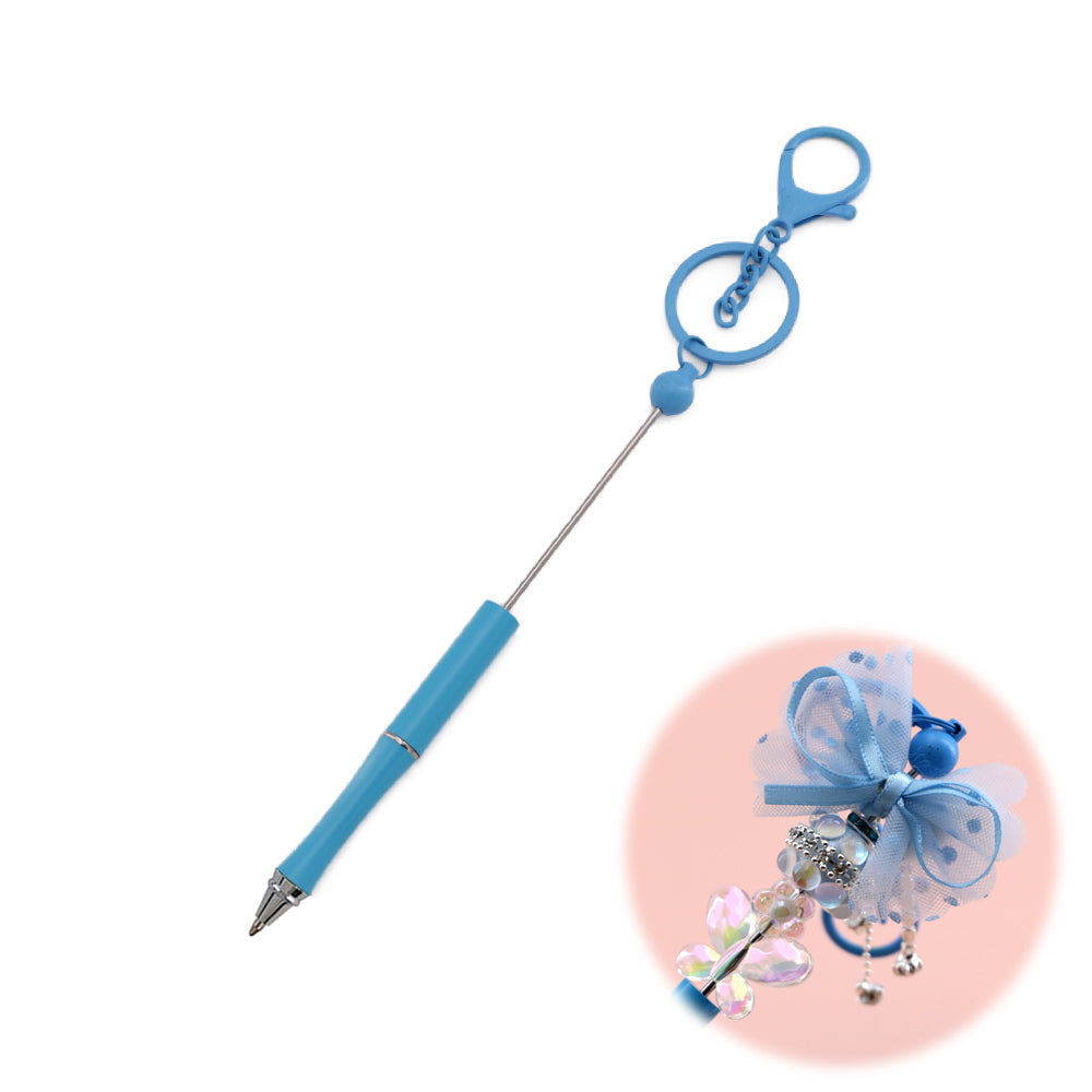 Creative Beadable Pens Handcrafts DIY Keychain Bar-2PCS