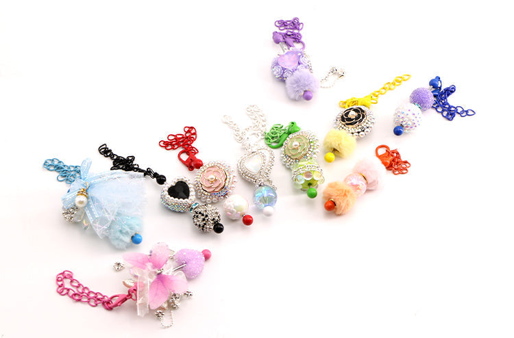 Creative Ice Bullies Cup Lip Balm Holder Keychains Beadable Bar-2PCS