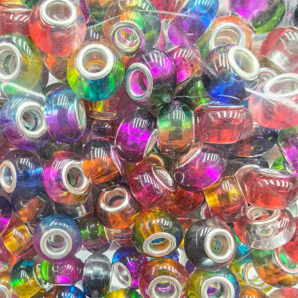 Colorful Acrylic Big Hole Spacer