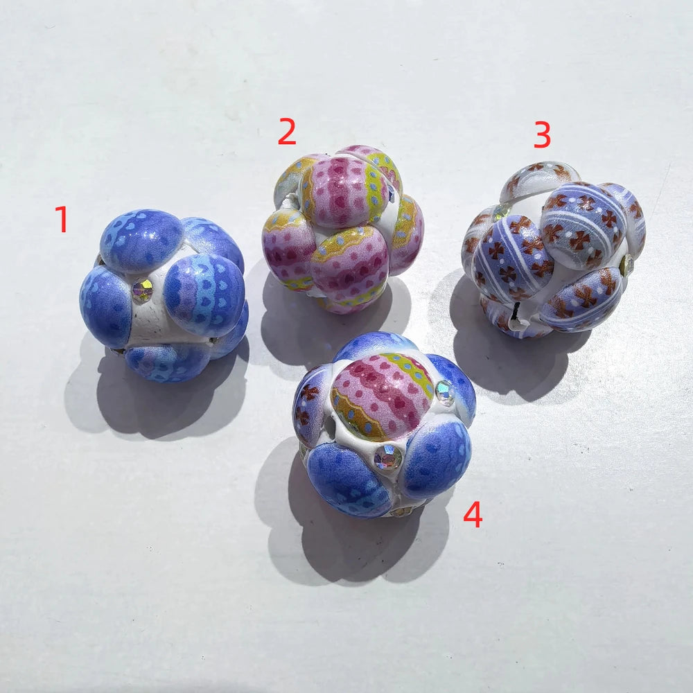Colorful Egg Clay DIY Fancy Beads