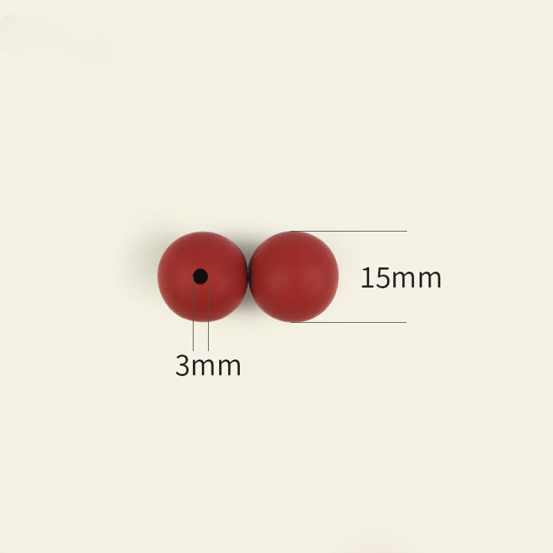 Creative 15mm Silicone Bead DIY for Beadable-50PCS