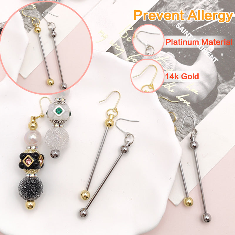Creative DIY Beadable Earring Bars-1 Pair