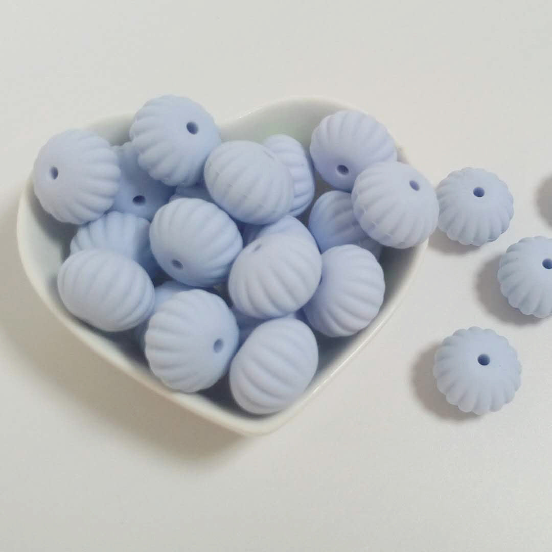 Creative 15MM Pumpkin Silicone Beads-25PCS