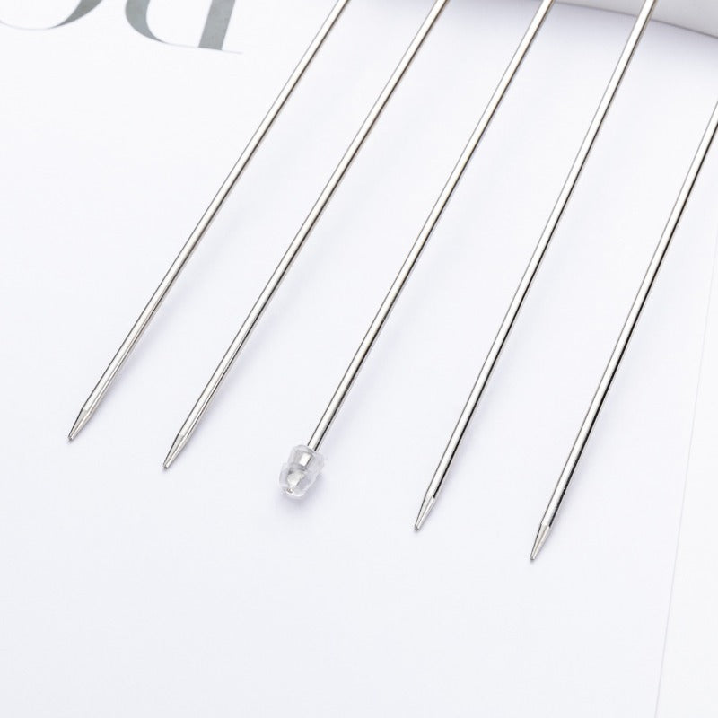 Creative Stainless Steel Cake Test Kitchen Thermometer Cake Biscuit Baked Test Needle Diy Baking Tools 4.5 Inch-10PCS