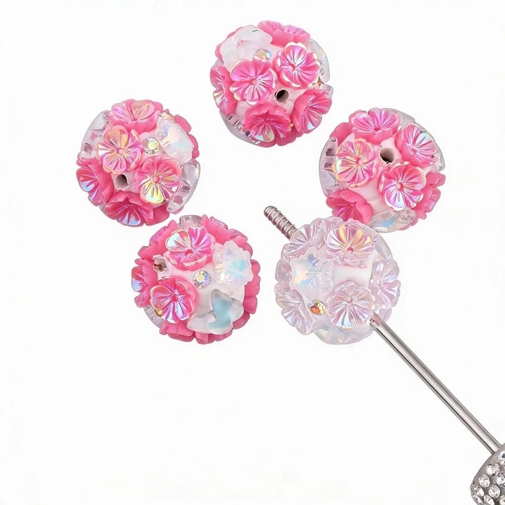 Flower Butterflies Diamond Rhinestone DIY Fancy Beads-Random Mixed