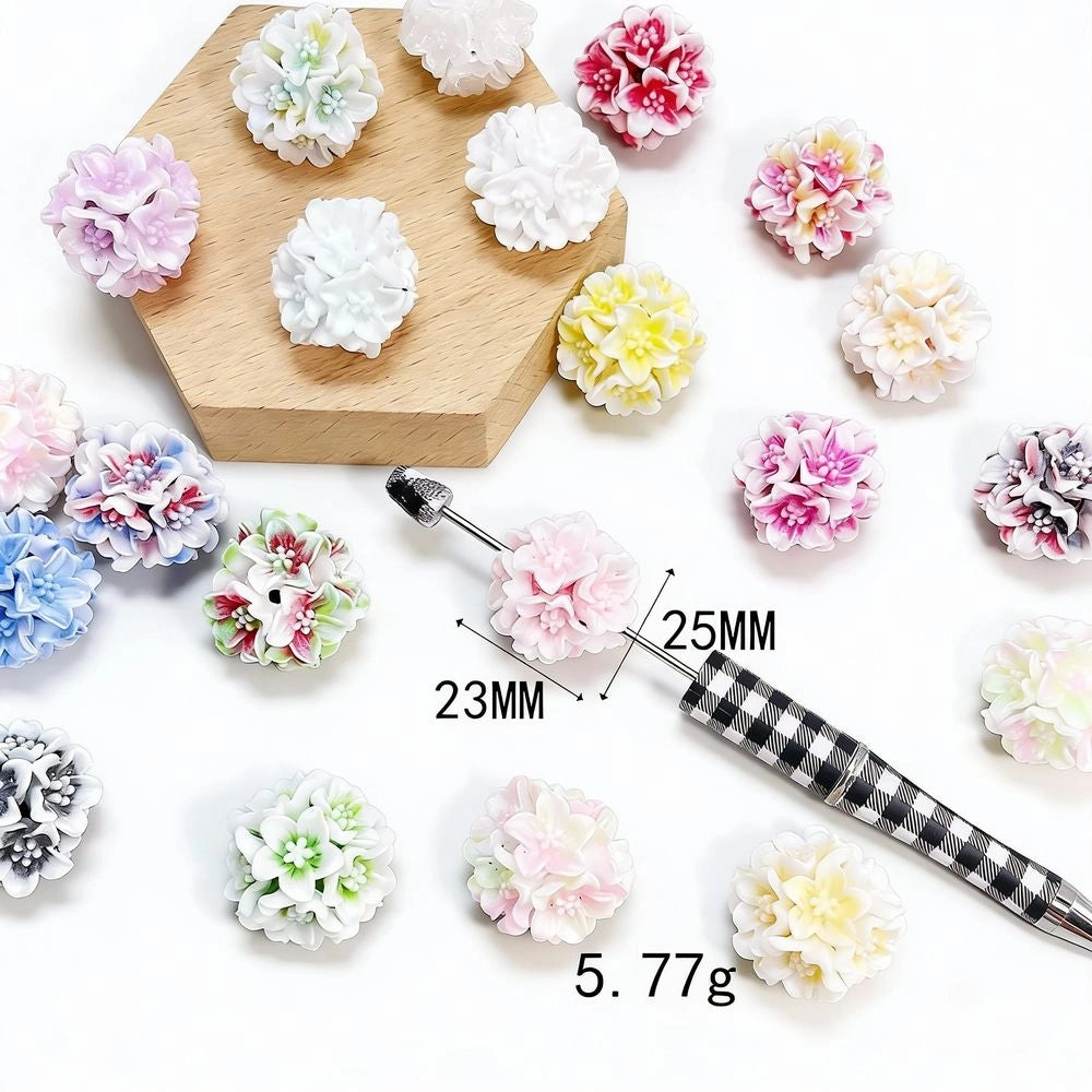Gradient Flowers DIY Fancy Beads-Random Mixed