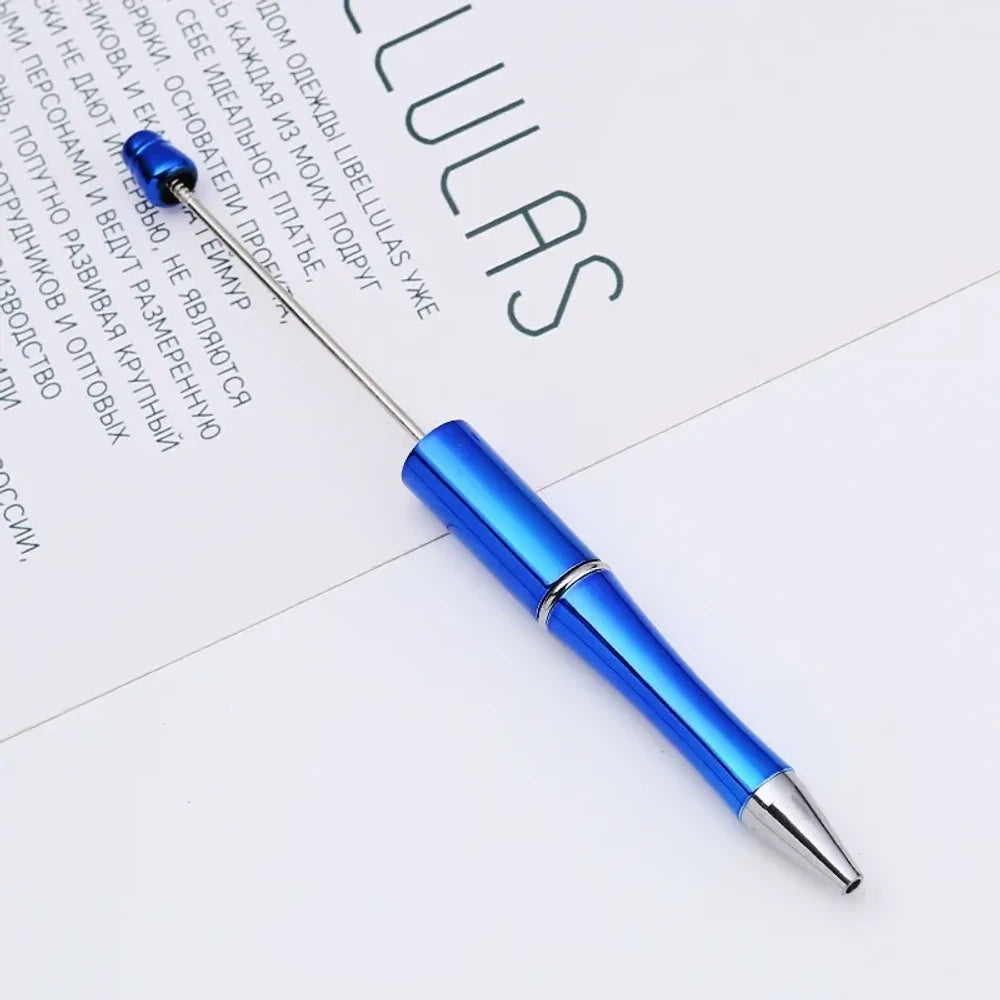 Ombre UV Metallic Colors Beadable Plastic Ballpoint Pen for DIY