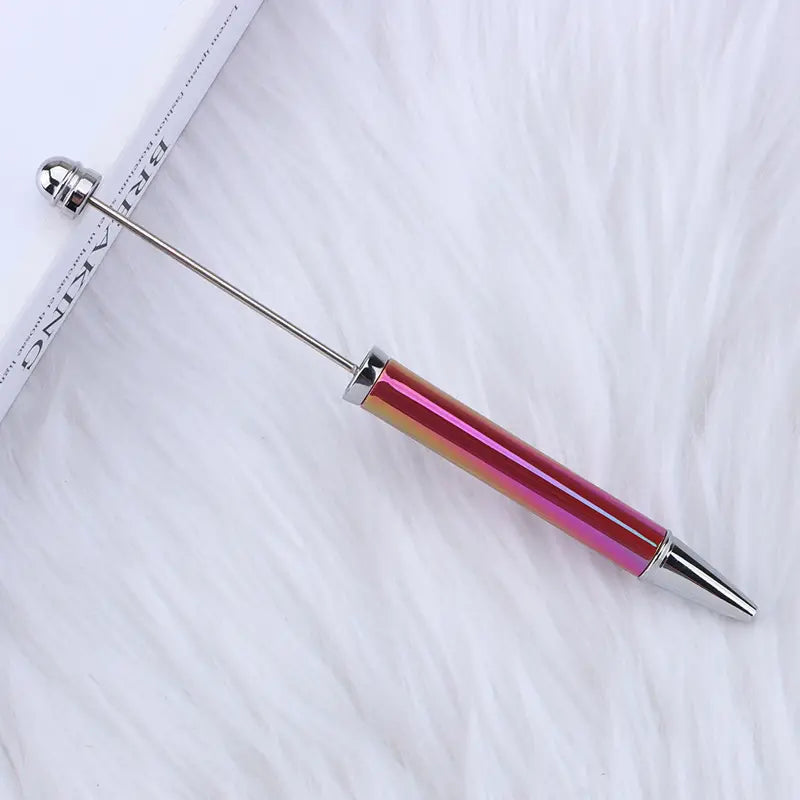 Multi-Color Plastic UV Coating Beadable Pens