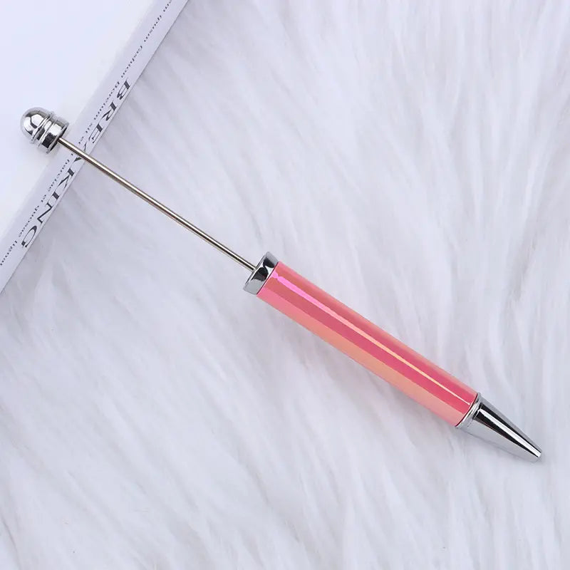 Multi-Color Plastic UV Coating Beadable Pens