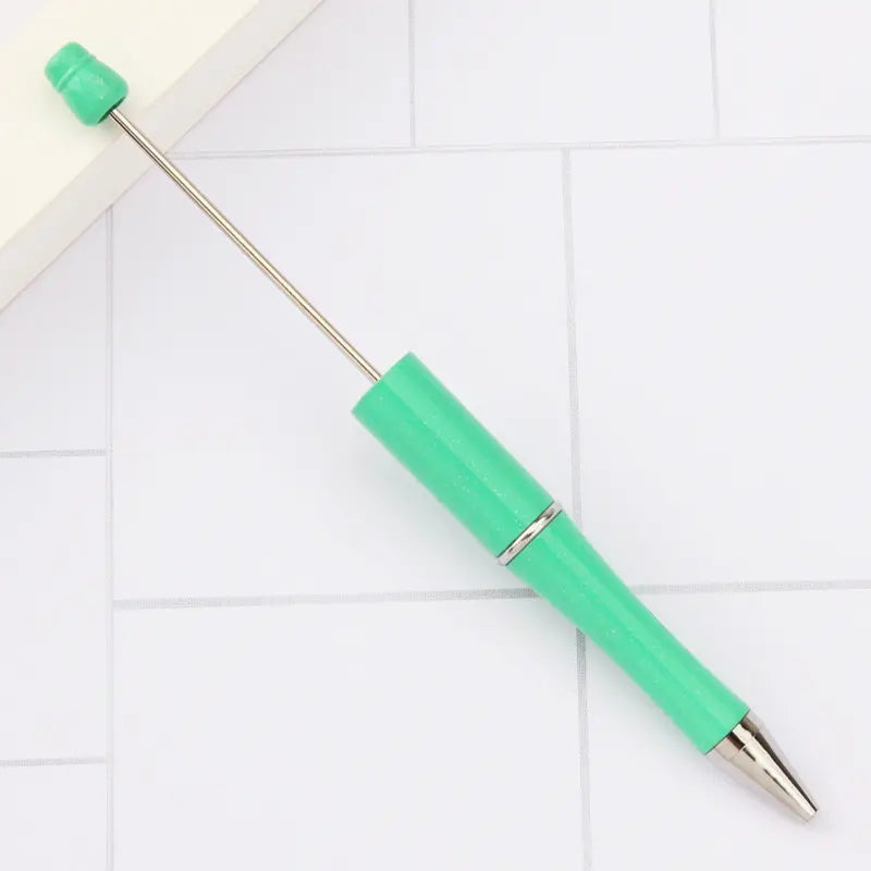Plastic Beadable Pens in Solid, Ombre Gradient and Neon Colors