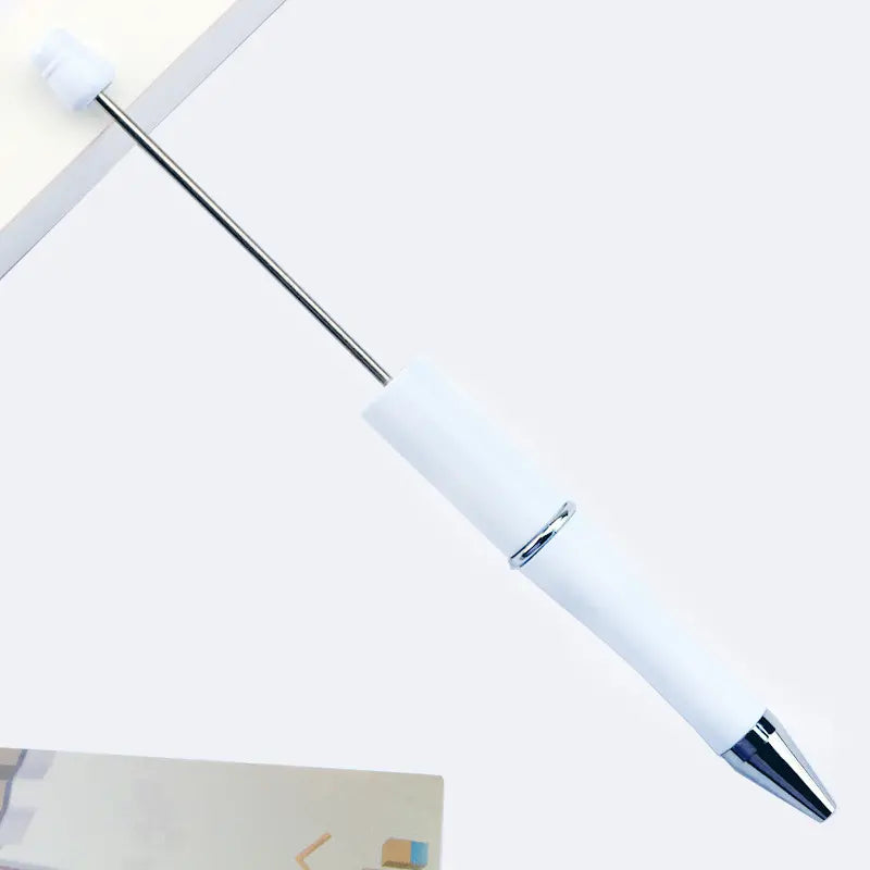 Plastic Beadable Pens in Solid, Ombre Gradient and Neon Colors