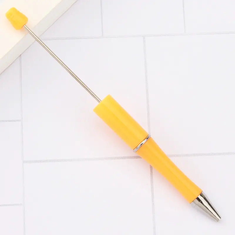 Plastic Beadable Pens in Solid, Ombre Gradient and Neon Colors