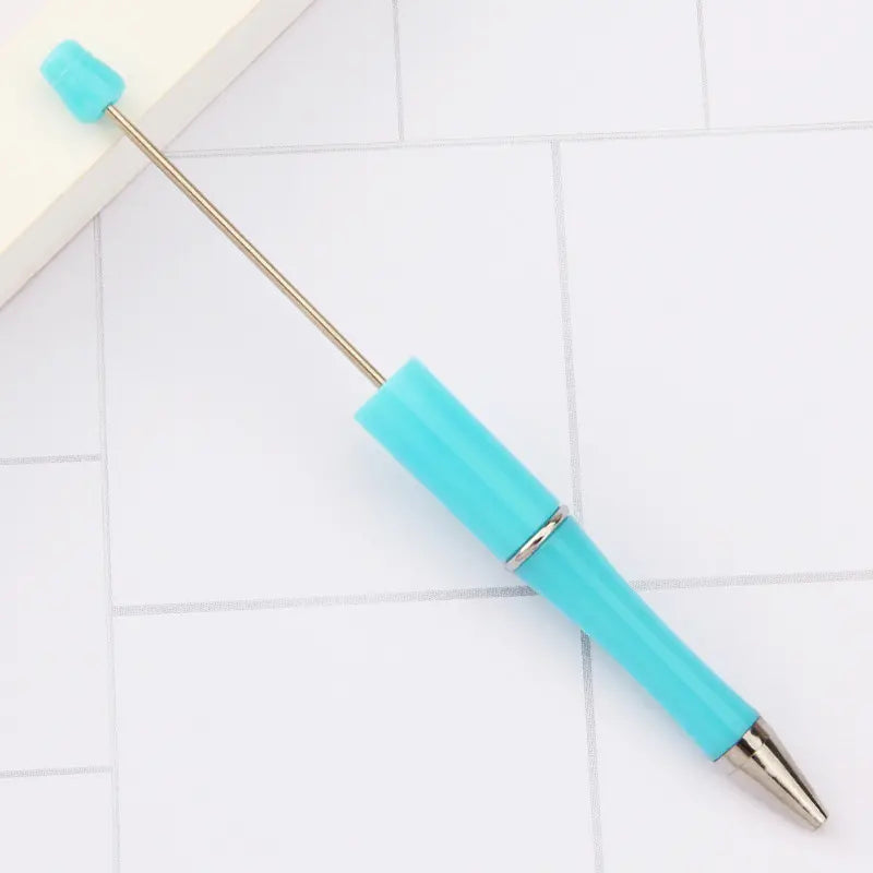 Plastic Beadable Pens in Solid, Ombre Gradient and Neon Colors