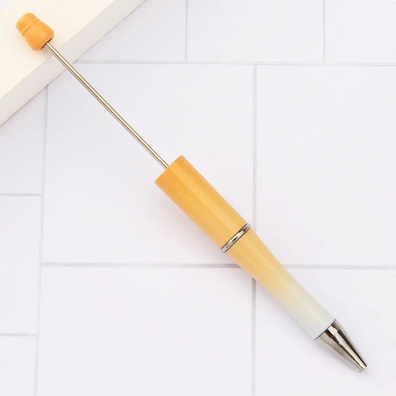 Plastic Beadable Pens in Solid, Ombre Gradient and Neon Colors