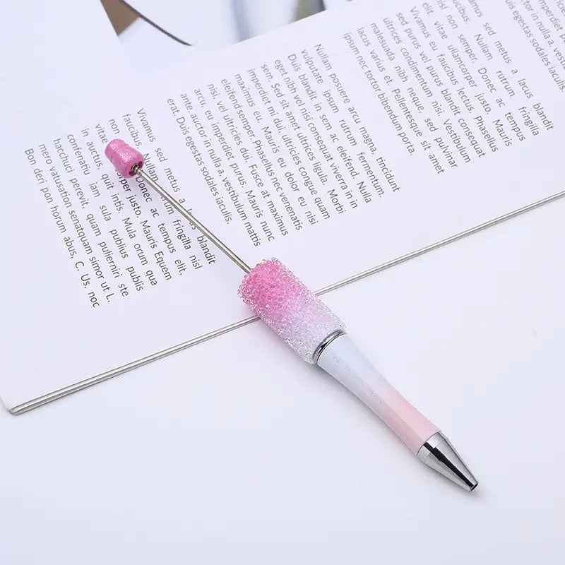 Multicolor Fashion Sugar Beadable Pens Rhinestone DIY Pens