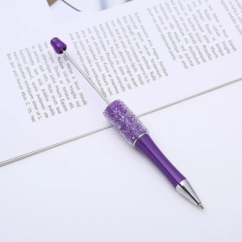 Multicolor Fashion Sugar Beadable Pens Rhinestone DIY Pens