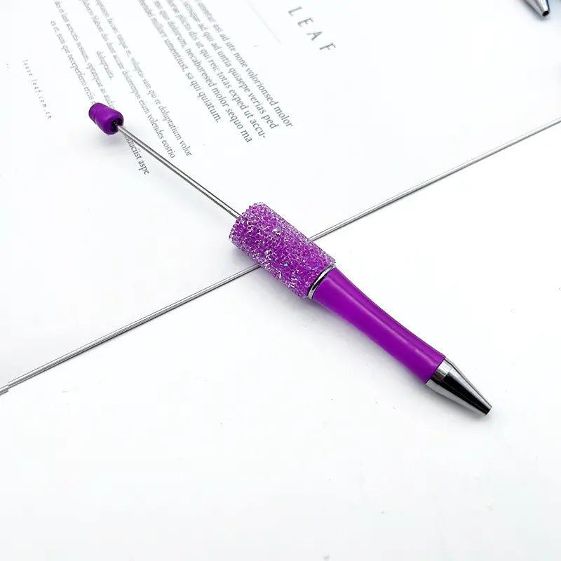 Multicolor Fashion Sugar Beadable Pens Rhinestone DIY Pens