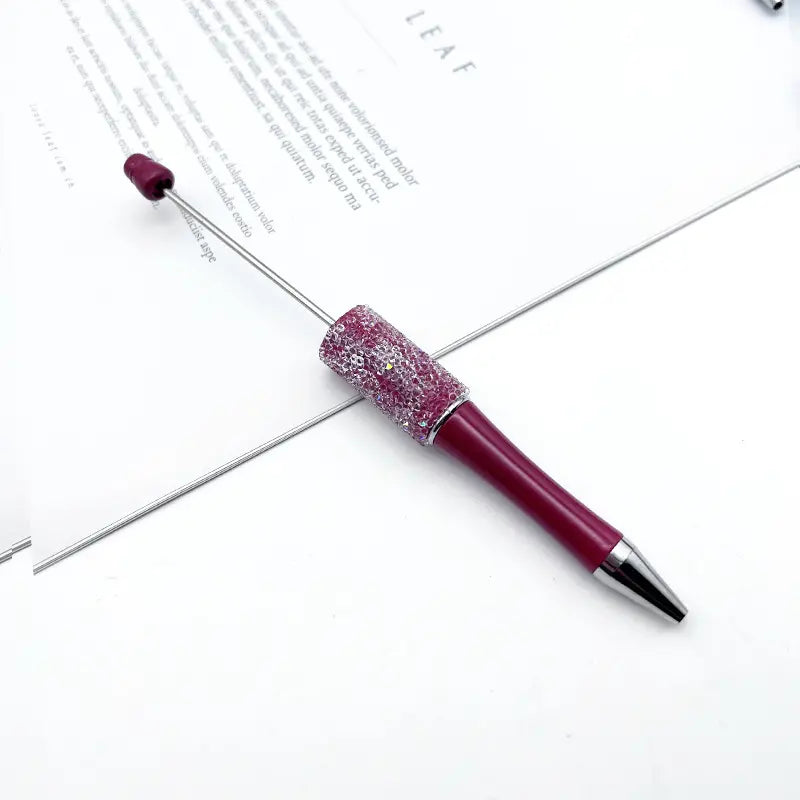 Multicolor Fashion Sugar Beadable Pens Rhinestone DIY Pens