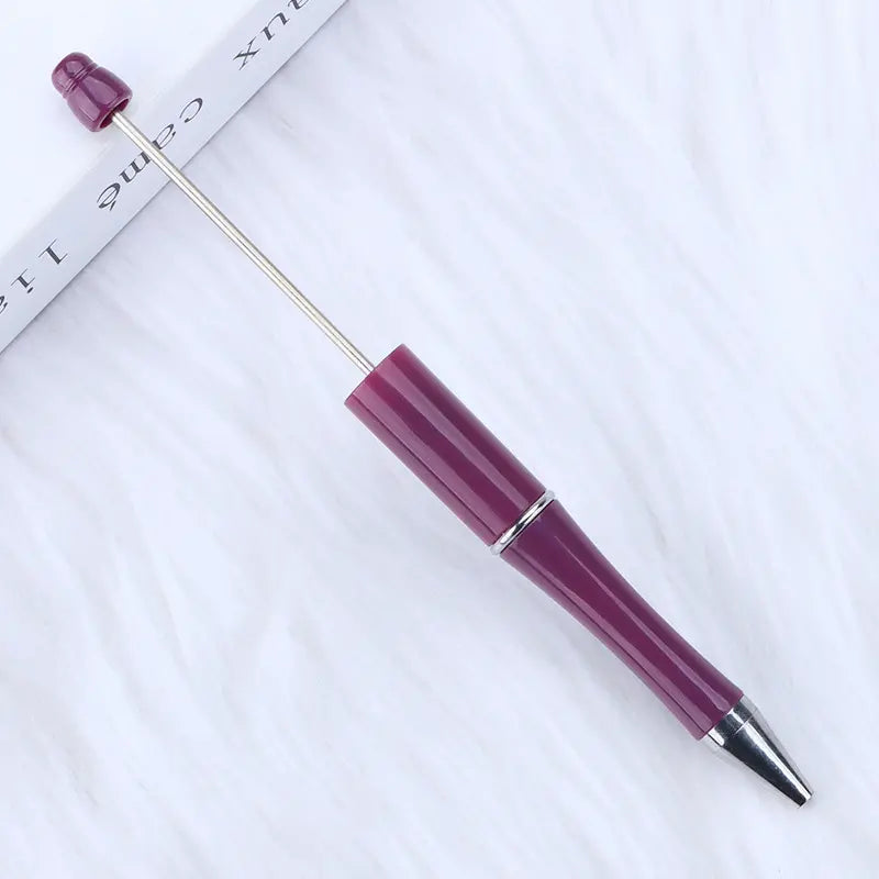 Plastic Beadable Pens in Solid, Ombre Gradient and Neon Colors
