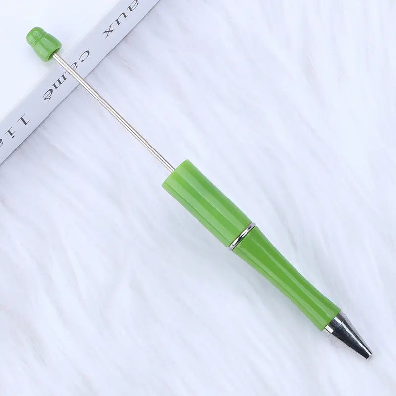 Plastic Beadable Pens in Solid, Ombre Gradient and Neon Colors