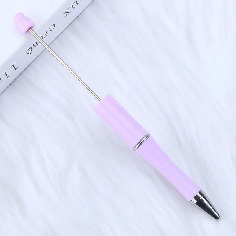 Plastic Beadable Pens in Solid, Ombre Gradient and Neon Colors