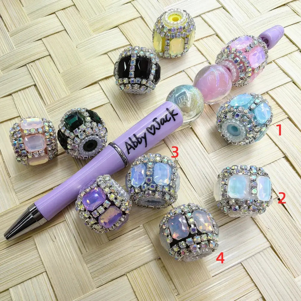 Rhinestones Pearls Rhinestone Chain Acrylic DIY Fancy Beads