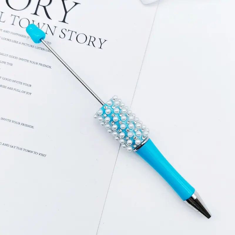 New Style Beadable Pens with Rhinestones and Flatback Pearls Ballpoint Pen