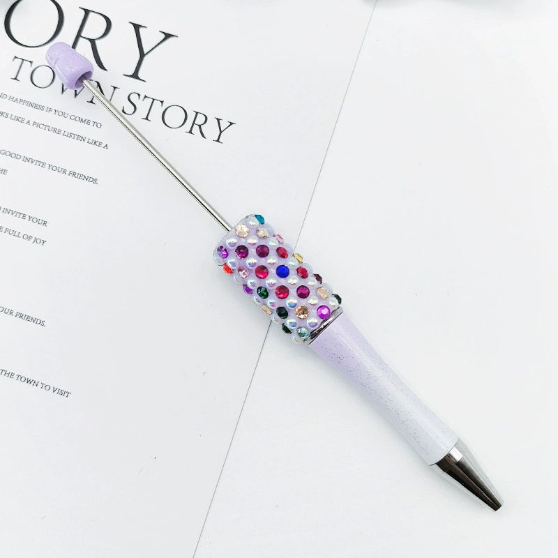 Bling Bling Multicolor Beadable Pens with Diamond and Pearls