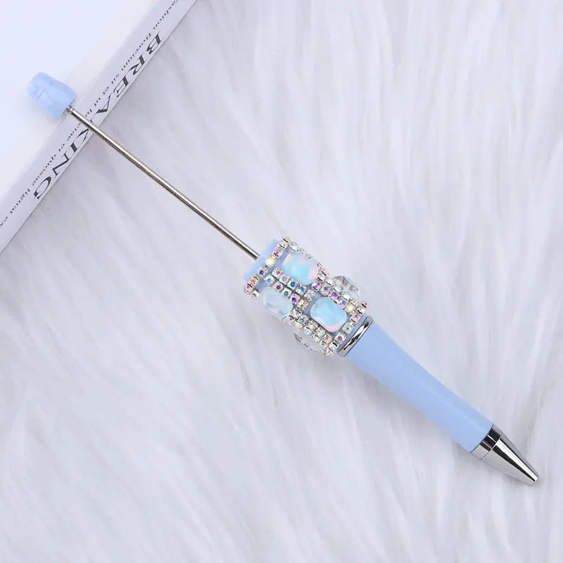 New Style DIY Beadable Pens with Heavy Works Diamond