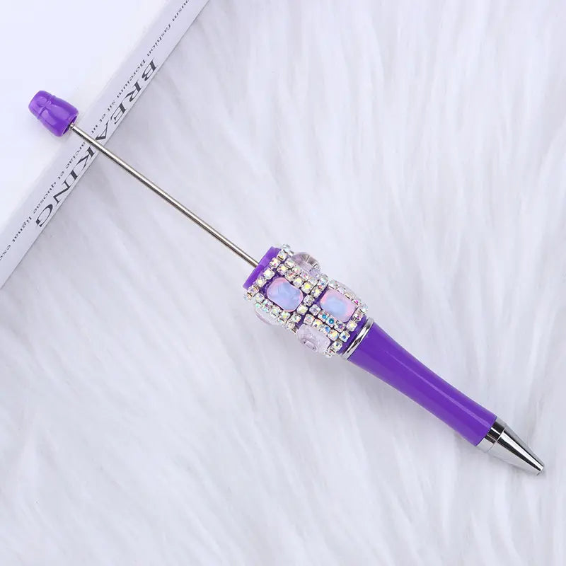 New Style DIY Beadable Pens with Heavy Works Diamond