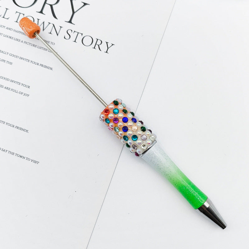 Bling Bling Multicolor Beadable Pens with Diamond and Pearls