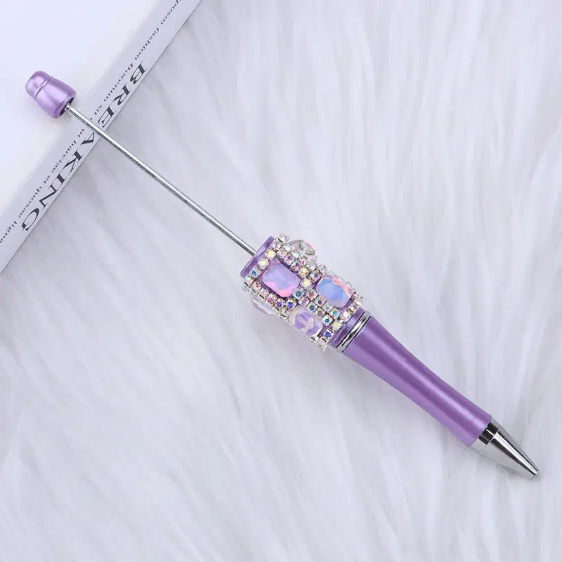 New Style DIY Beadable Pens with Heavy Works Diamond