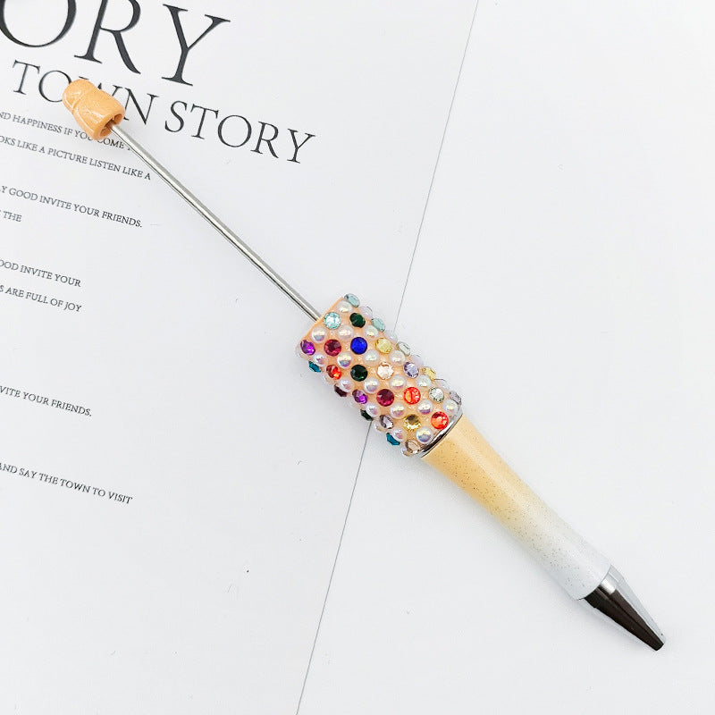 Bling Bling Multicolor Beadable Pens with Diamond and Pearls