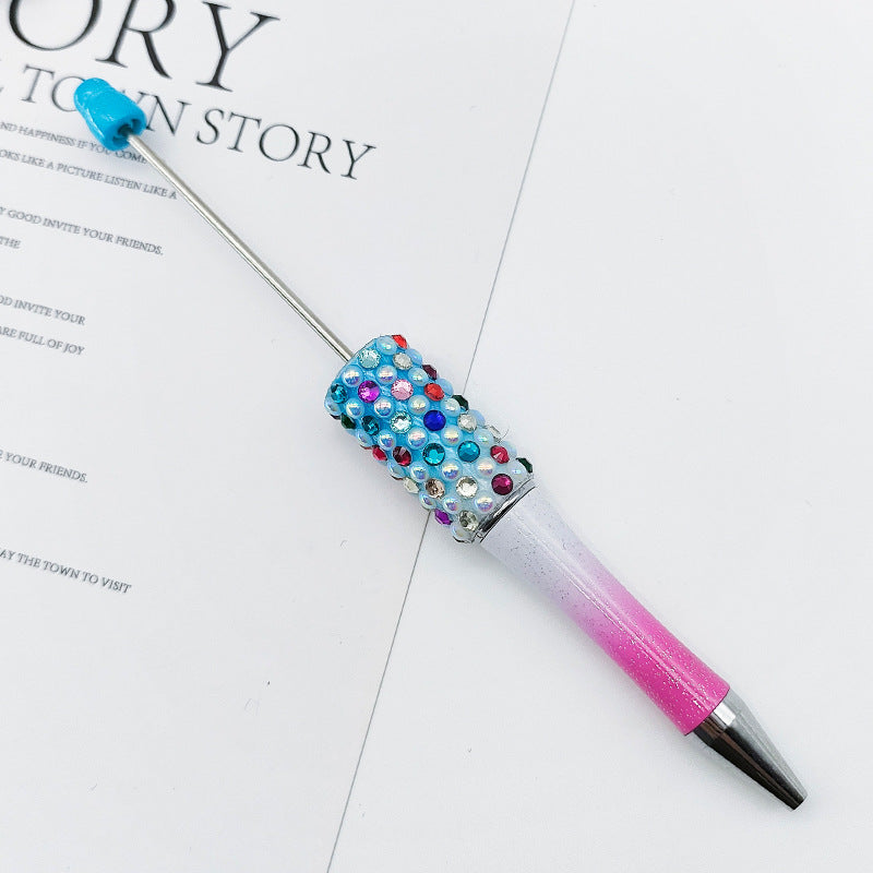 Bling Bling Multicolor Beadable Pens with Diamond and Pearls