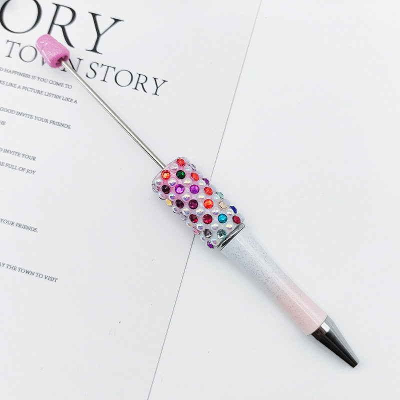 Bling Bling Multicolor Beadable Pens with Diamond and Pearls