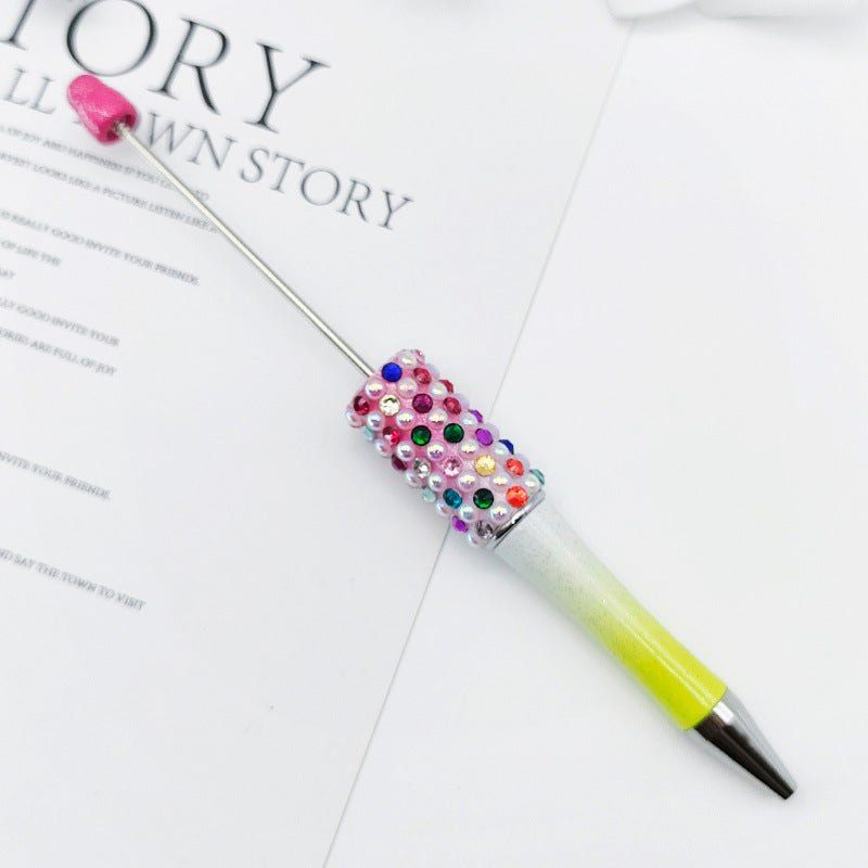 Bling Bling Multicolor Beadable Pens with Diamond and Pearls