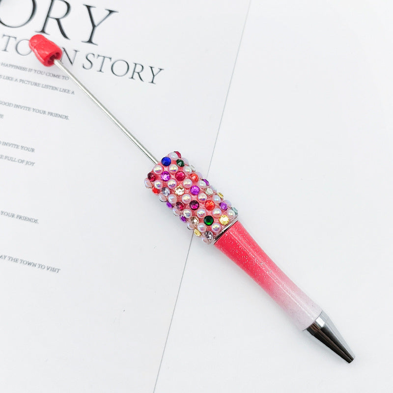 Bling Bling Multicolor Beadable Pens with Diamond and Pearls