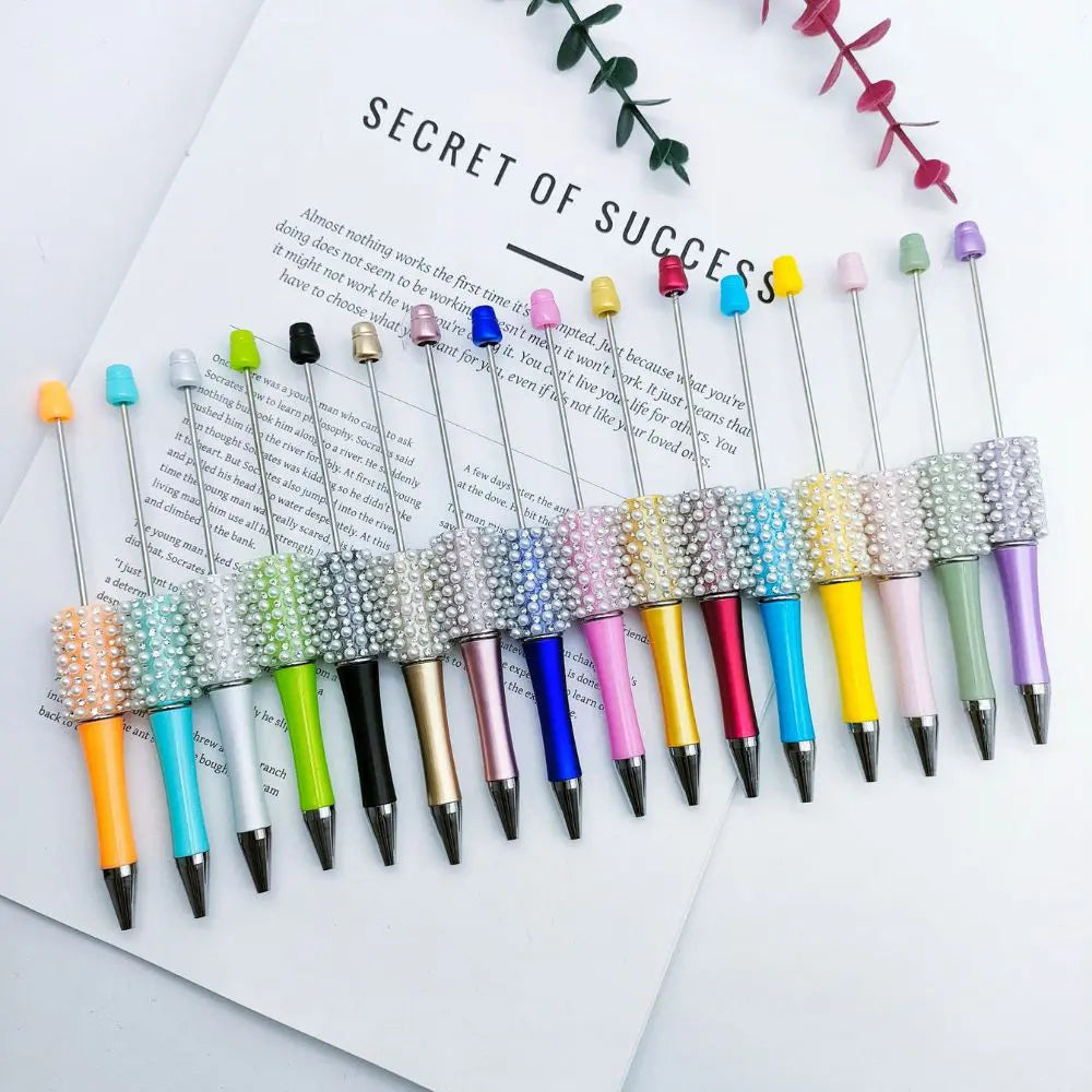 New Style Beadable Pens with Rhinestones and Flatback Pearls Ballpoint Pen