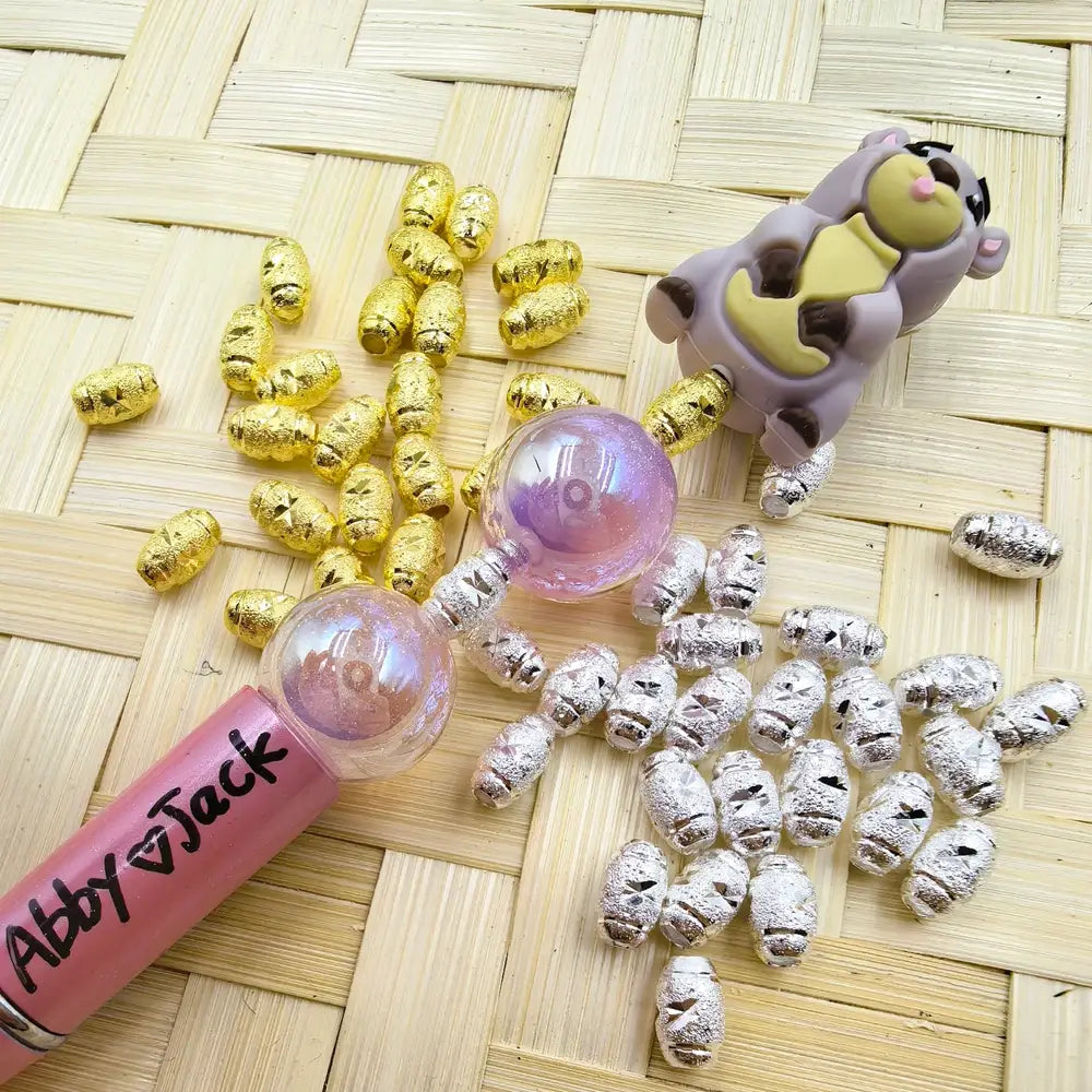 Silver and Golden Colors Metal Spacer