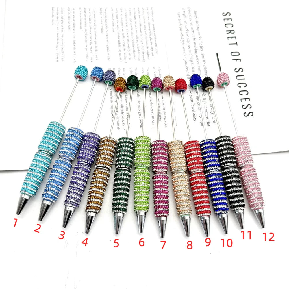 Stripes Beadable Rhinestone Pens