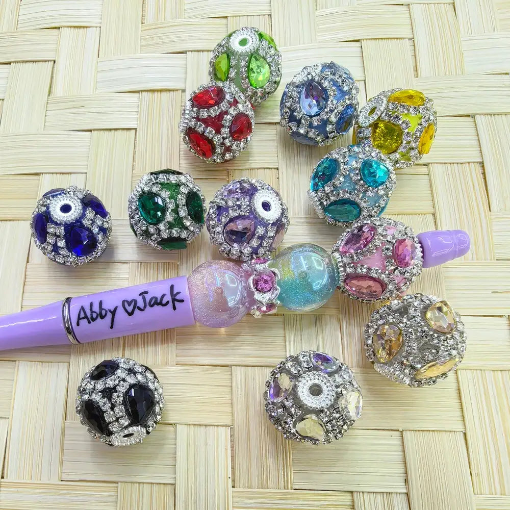 Teardrop-shaped Rhinestones Pearls Rhinestone Chain Acrylic DIY Fancy Beads