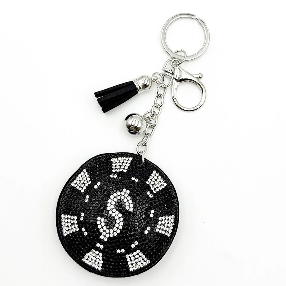 The Letter S Rhinestone Keychain for DIY