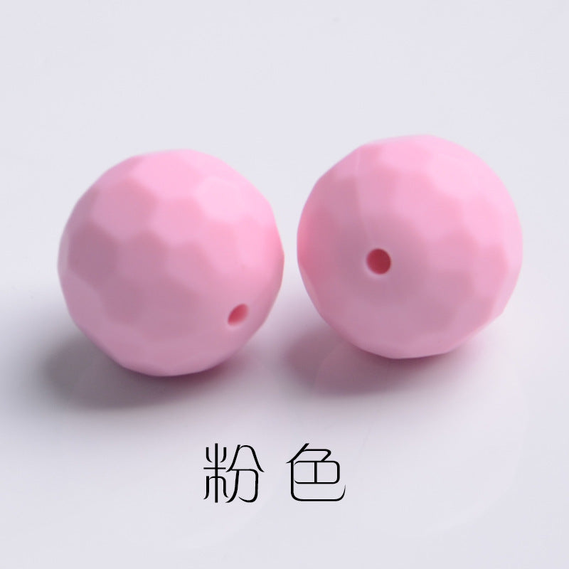 Creative Rhombus Multicolor Silicone Beads-30PCS