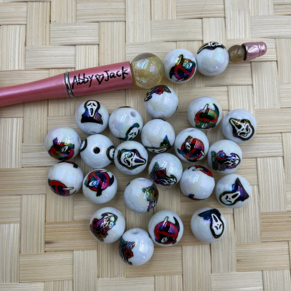 16MM Ghost Beads | Beadable Pens Bracelets Keychain