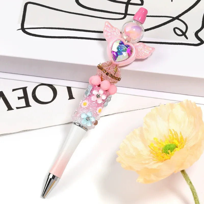 17mm Star and Moon Rhinestone Sugar Beads- Random Mixed