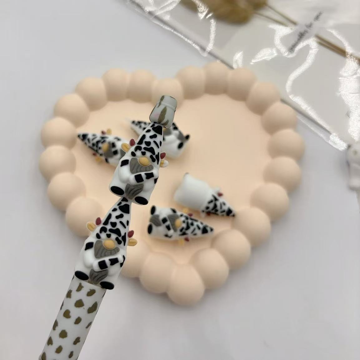 Cute Colorful Cartoon 3D DIY Beads-10PCS