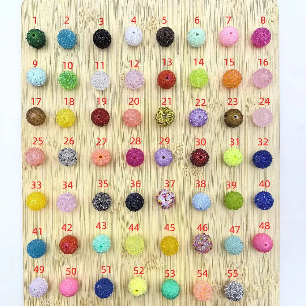 20MM Sugar Acrylic Rhinestone Beads