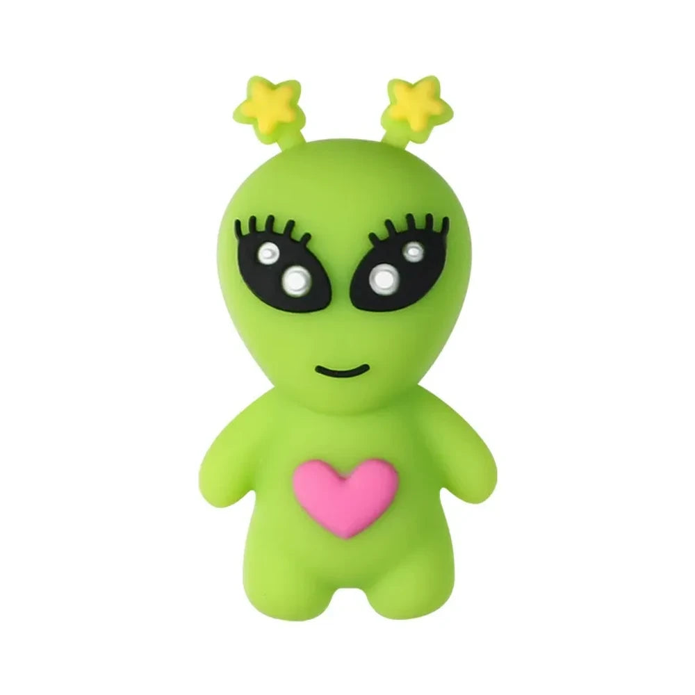 3D Alien Silicone Focal Beads for DIY Pens Keychains