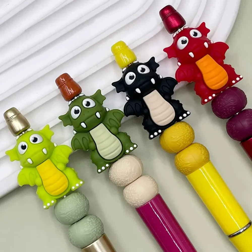 3D Animal Silicone Focal Beads for DIY Keychains Bracelet Pens
